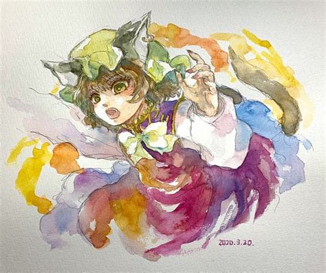 Chen Touhou Image By Pixiv Id 437395 4152264 Zerochan Anime Image