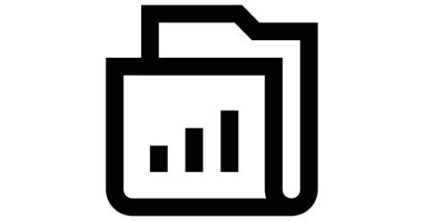 Folder Graph Free Vector Icon Iconbolt