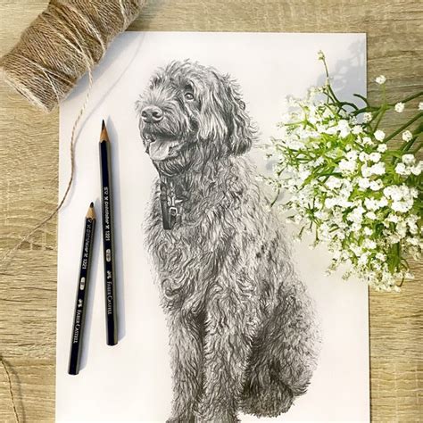 Dog Portraits Pencil - Etsy