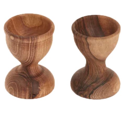 Pair Of Walnut Egg Cups Notes On Toast