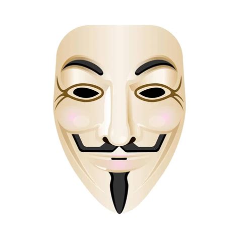 Anonymous Mask Vector Icon Hacker Logo Design Criminal Masquerade