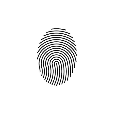 Premium Vector Finger Print Fingerprint Lock Secure Security Logo Icon Template