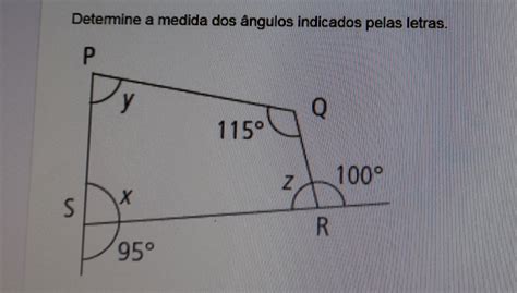 Solved Determine A Medida Dos Ngulos Indicados Pelas Letras Others