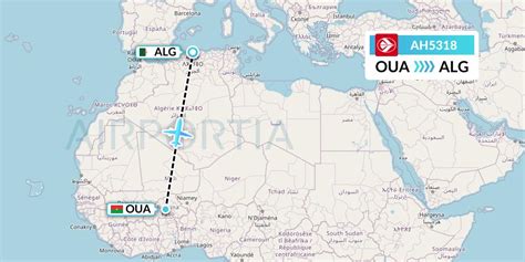 AH5318 Flight Status Air Algerie Ouagadougou To Algiers DAH5318