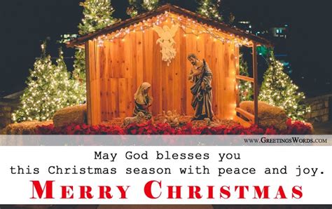 Christmas Blessings Messages | Religious Christmas Wishes