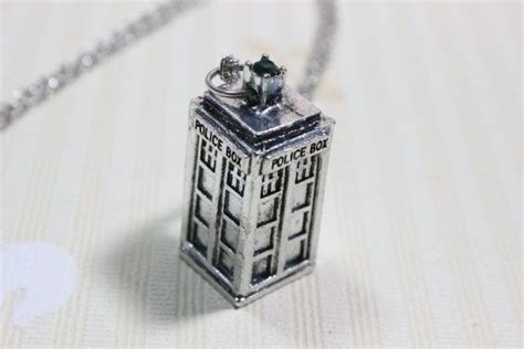 Tardis Doctor Who Necklace Police Box Necklace Tardis Necklace Fandom