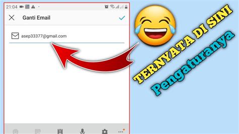 Cara Mengganti Email Instagram Youtube