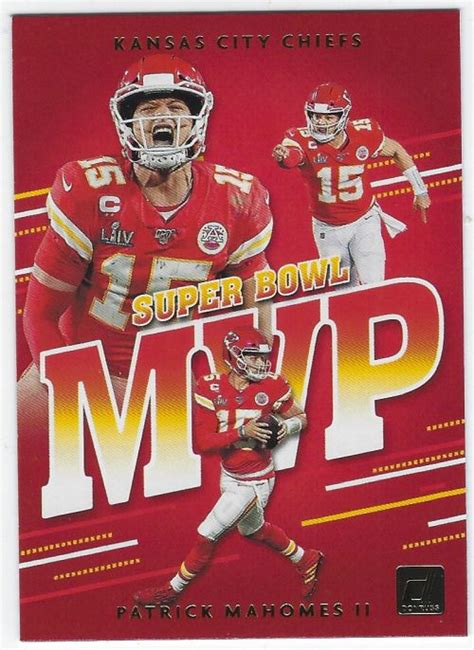 Mahomes Patrick 2020 Donruss Super Bowl Mvp Rk Sports Promotions