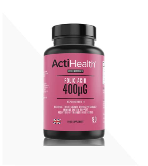 Actihealth Folic Acid Mcg Tab S Trafalgar Gate Pharma