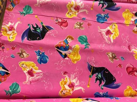 Sleeping Beauty Fabric Disney Fabric Princess Fabric