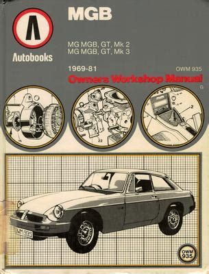 Mgb Mg Mgb Gt Mk Mg Mgb Gt Mk Owners Workshop Manual