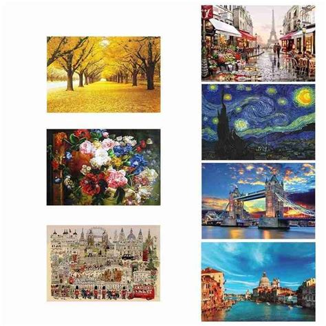 Jigsaw Paper Puzzles 1000 Pieces Self Assembling S Grandado