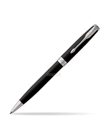 Parker Sonnet Matte Black Lacquer CT Stylo Bille