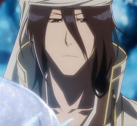 An Anime Character With Long Hair Wearing A White Hat