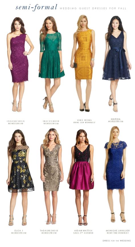 What to Wear to a Semi-Formal Fall Wedding