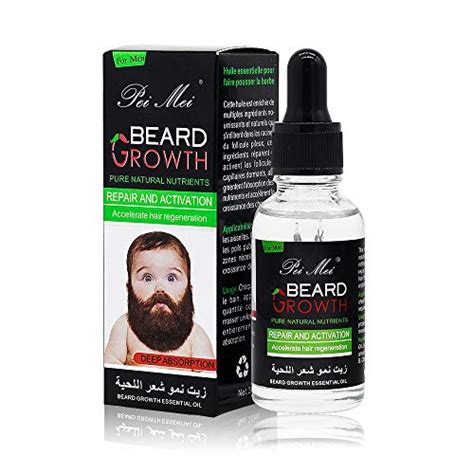 Beard Growth Oil Pei Mei Natural Organic Hair Growth Oil Beard Oil