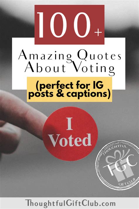 100 Voting Quotes For Instagram Captions [powerful And Profound]