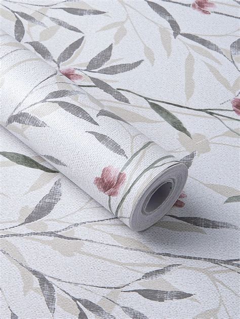 Papier peint auto adhésif en vinyle imperméable cuir chevelu floral