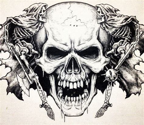 Pin By AUTOAPRENDIZAJE ACADEMIA DE CO On Skull Skull Art Tattoo