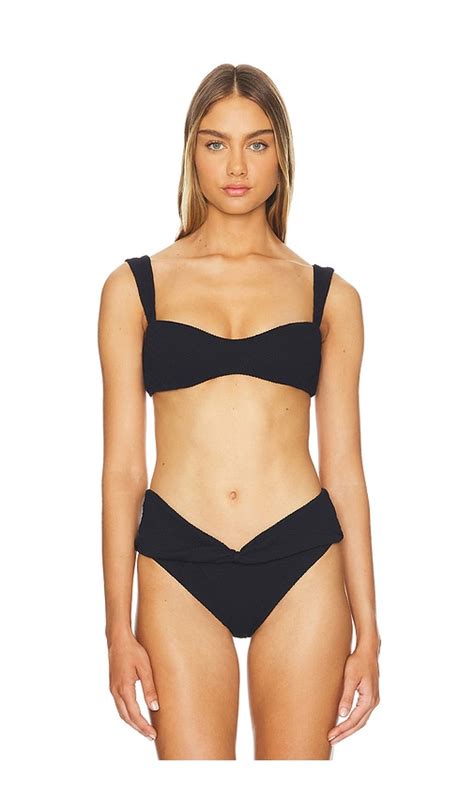 DEVON WINDSOR Asha Bikini Top In Midnight REVOLVE