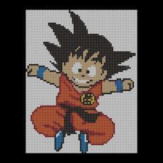 13 idées de Pixel art dragon ball point de croix coloriage pixel