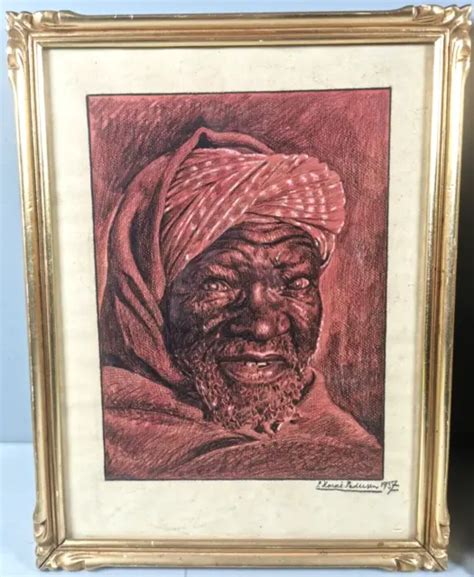 PAIRE DESSINS ORIGINAUX PASTELS SANGUINES Portraits AFRIQUE BERBERE