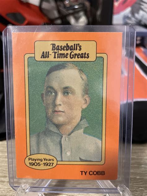 Ty Cobb Baseball All Time Greats Baseball Cards Value Today Deals