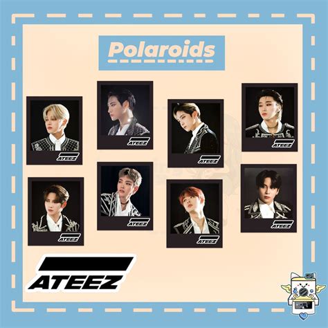 Kit Polaroids Ateez Shopee Brasil