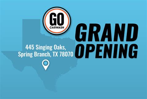 GO Car Wash Opens New Location in Singing Oaks, TX, Offering Free Washes, Discounted Memberships ...