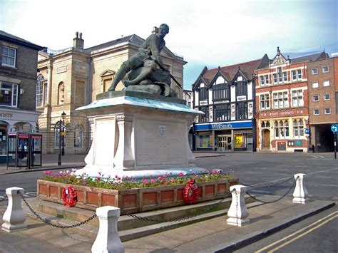 Bury St Edmunds Town Centre Running In Suffolk