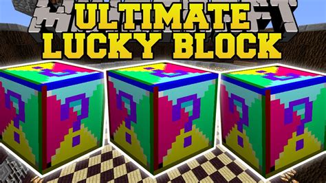 Minecraft Ultimate Lucky Block Mod Most Epic Blocks Ever Created