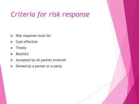 Risk Response Planning Ppt