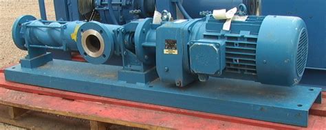 Allweiler Progressive Cavity Eccentric Screw Pump Sz 200 7 5 HP