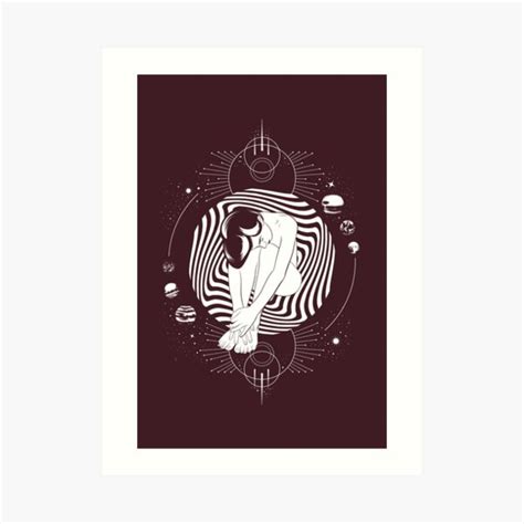 Astro Naked Woman Art Print By Stuff N Stuff Redbubble