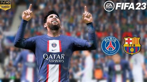 Fifa 23 Psg Vs Barcelona Uefa Champions League Final Full Match Gameplay Youtube