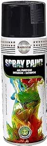 Biella Asmaco All Purpose Interior And Exterior Spray Paint BLACK