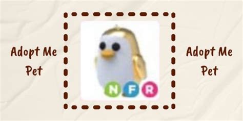 Beli Item Adopt Me Nfr Golden Penguin Adopt Me Adoptmeindoroblox