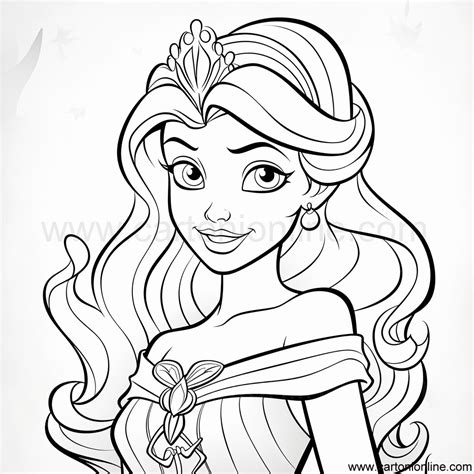 Princess Coloring Page