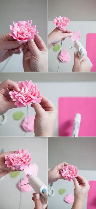 Learn How To Make A Felt Peony With This Detailed Tutorial Felt