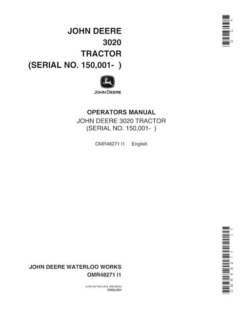 John Deere Sn Tractor Pdf Operator S Manual