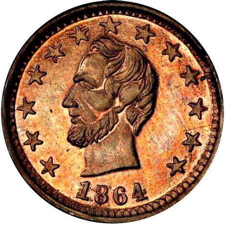 Civilwartokens D R Pcgs Ms Abraham Lincoln