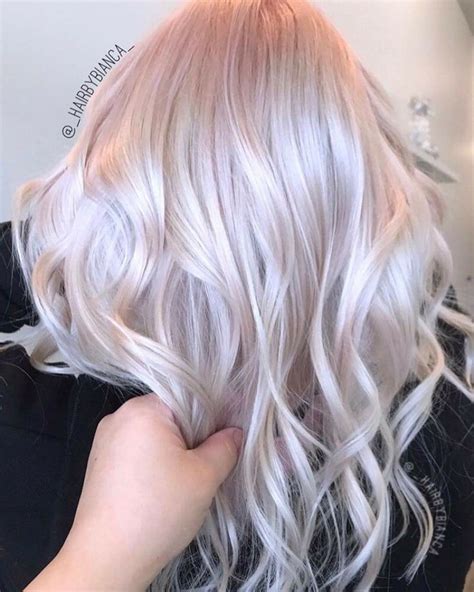 Pin By Nikeeta On Hairology Rose Blonde Hair Platinum Blonde