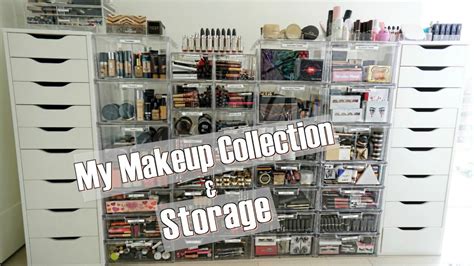 My Makeup Collection And Storage Youtube