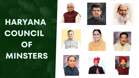 Haryana Council Of Ministers Haryana Cabinet Ministers Government