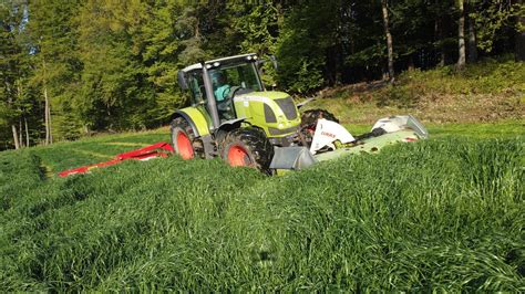 1 Košnja 2022 Erste Schnitt Grass silage Zbior Traw Claas