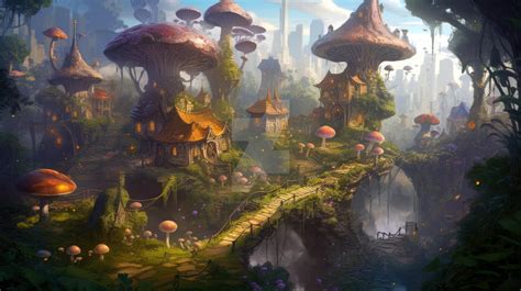 Magical Forest and Fairy Village by frangovalex on DeviantArt