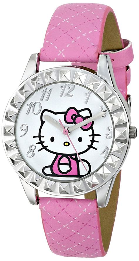 Hello Kitty - Kids' HKAQ2801 Analog Display Analog Quartz Pink Watch ...