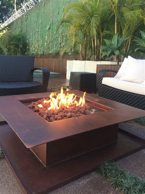 Fire Pit E Mesas Prontas A G S Sc Lareiras