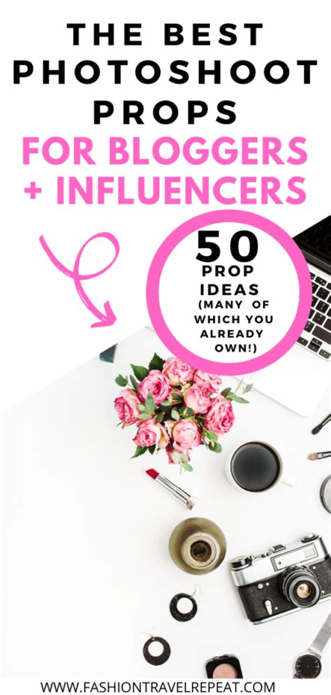 The 50 Best Props For Photoshoots Bloggers And Influencers