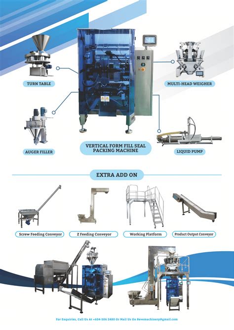 Vffs Machine With Auger Filler System Penang Malaysia Simpang Ampat